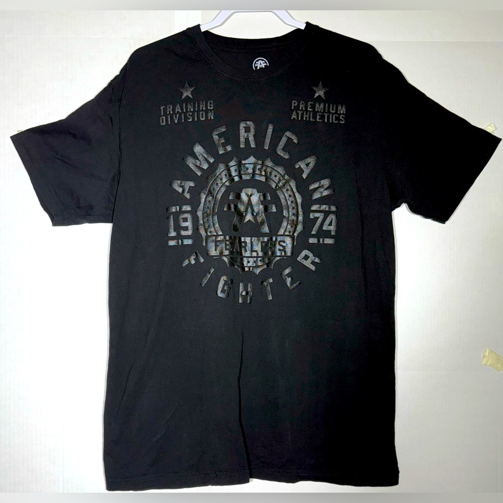 American Fighter T-Shirt Black Men's XLarge 100% Cotton